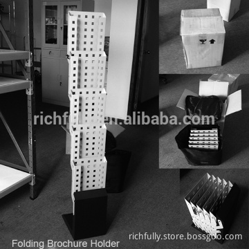 2015 Wholesale FOLDING Cardboard Brochure Holder Floor Stand in Shenzhen guangzhou dongguan
